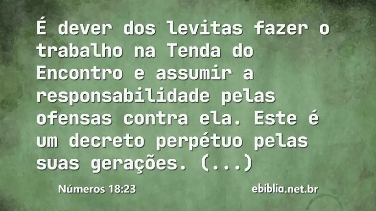 Números 18:23