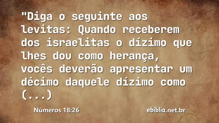 Números 18:26