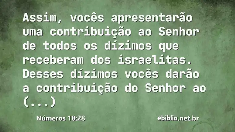 Números 18:28