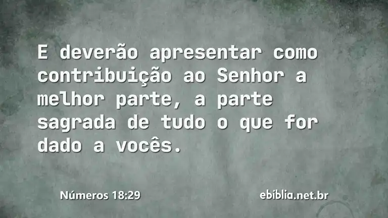 Números 18:29