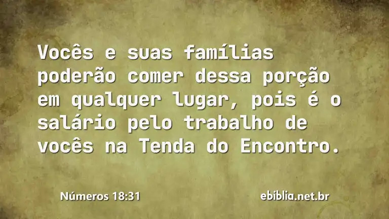 Números 18:31