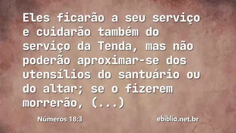 Números 18:3