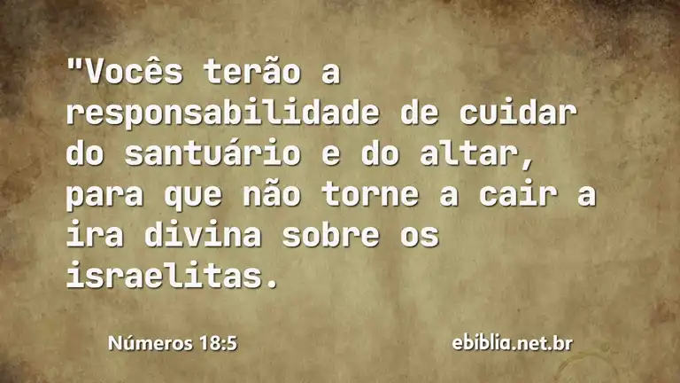 Números 18:5