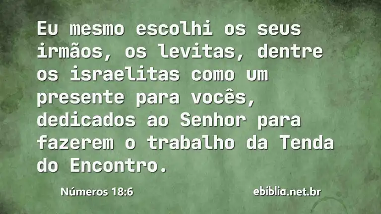 Números 18:6