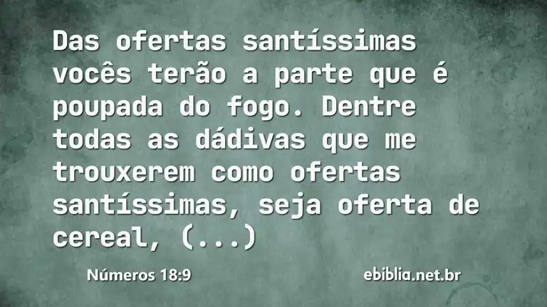 Números 18:9