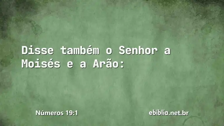 Números 19:1