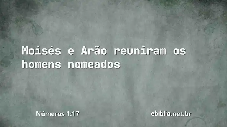 Números 1:17