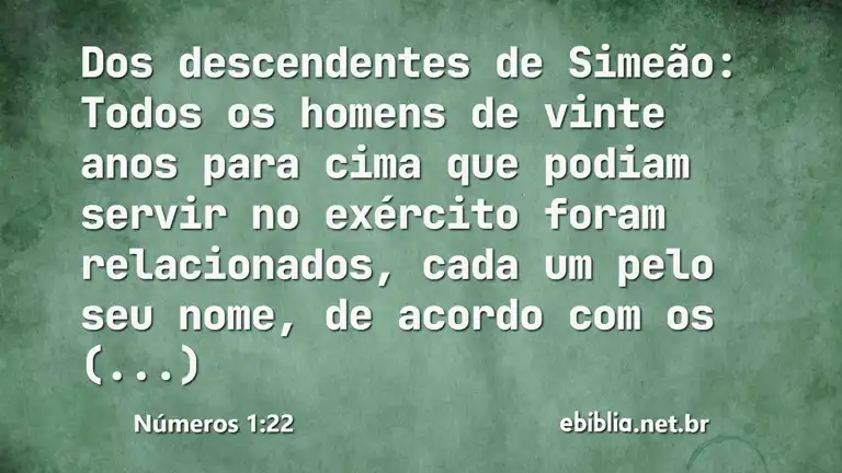 Números 1:22