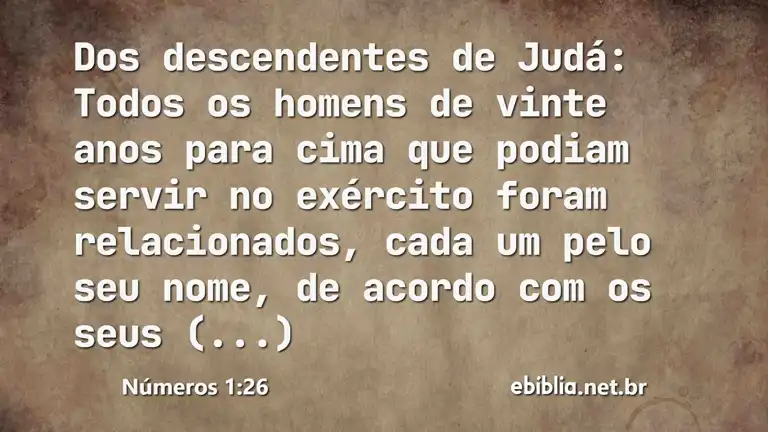 Números 1:26