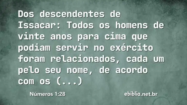 Números 1:28