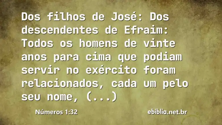 Números 1:32