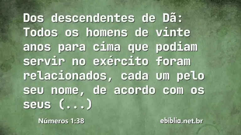 Números 1:38