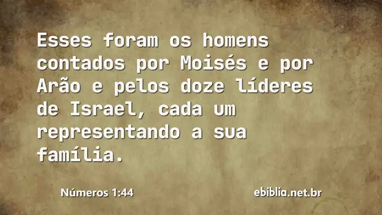 Números 1:44