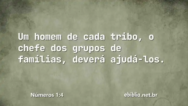 Números 1:4