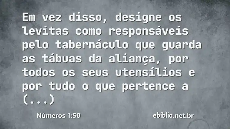 Números 1:50