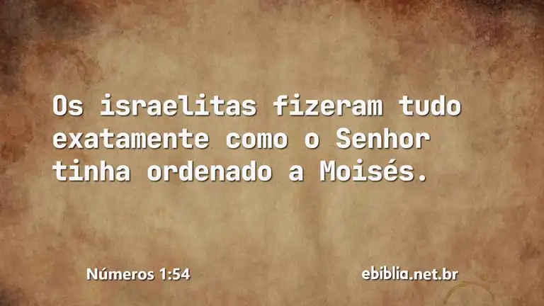 Números 1:54