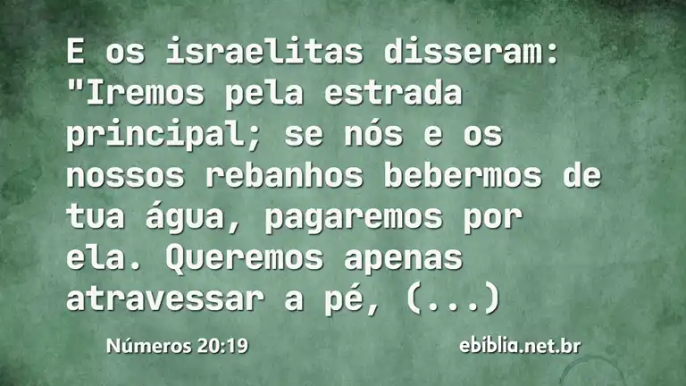 Números 20:19