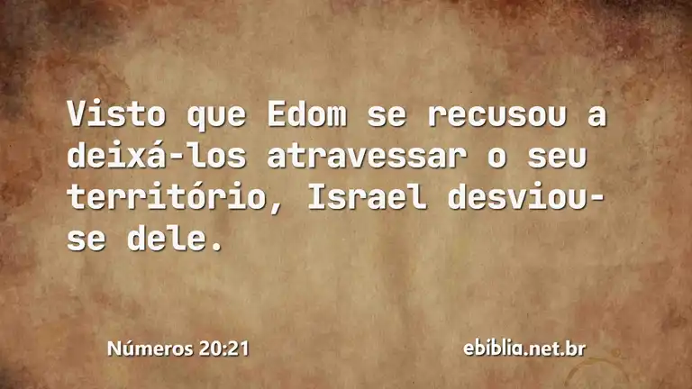 Números 20:21