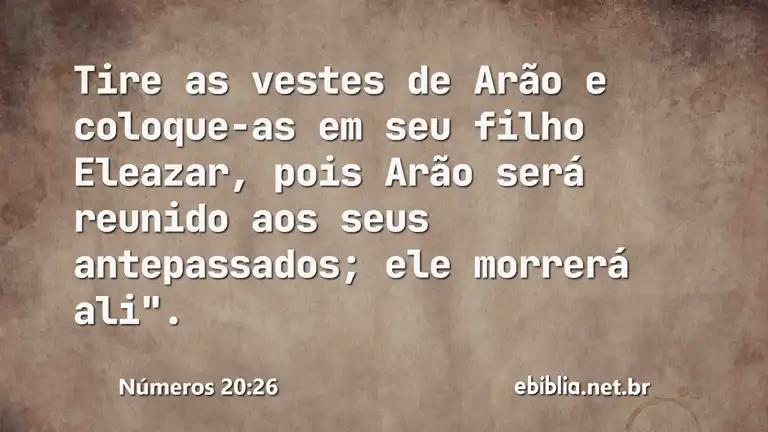 Números 20:26