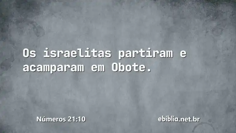 Números 21:10