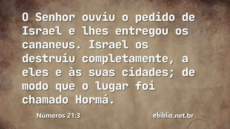 Números 21:3