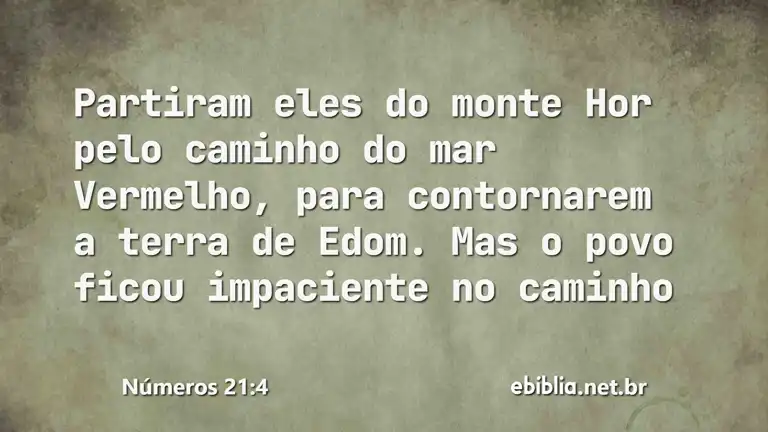 Números 21:4