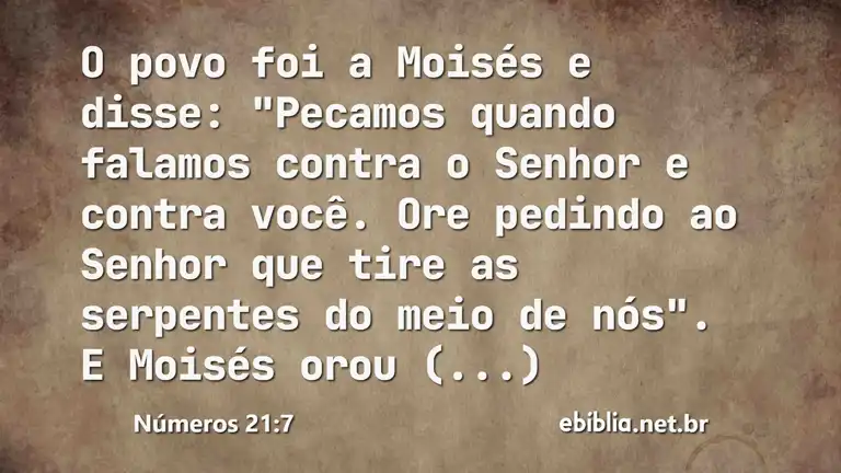 Números 21:7