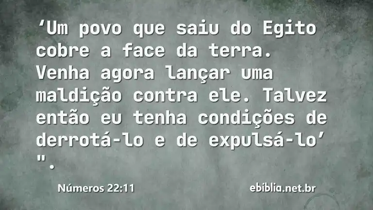 Números 22:11