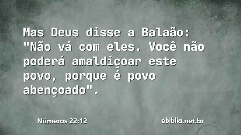 Números 22:12