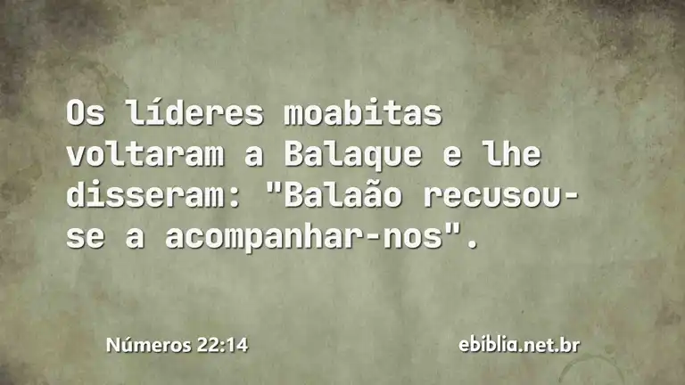 Números 22:14