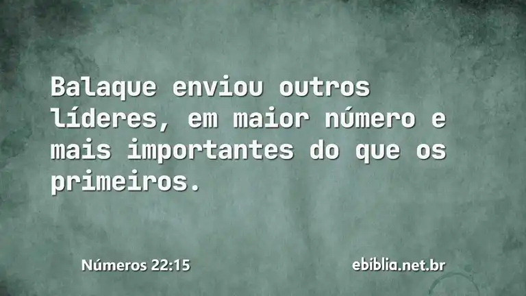 Números 22:15