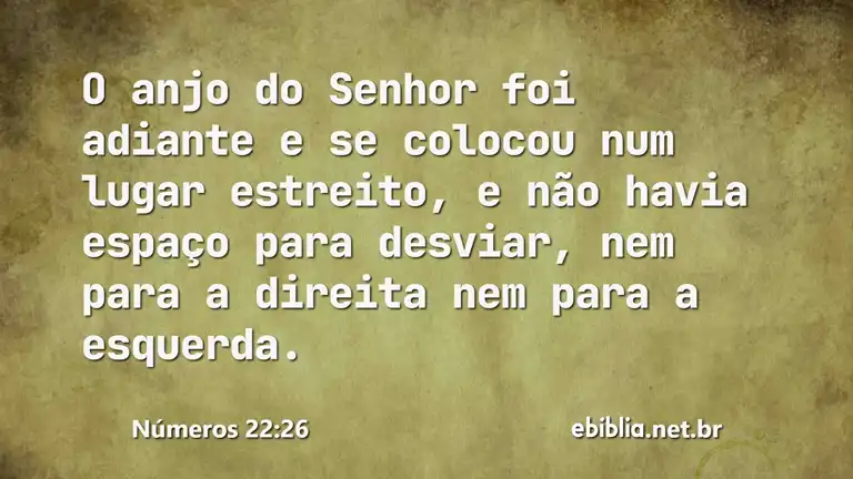 Números 22:26