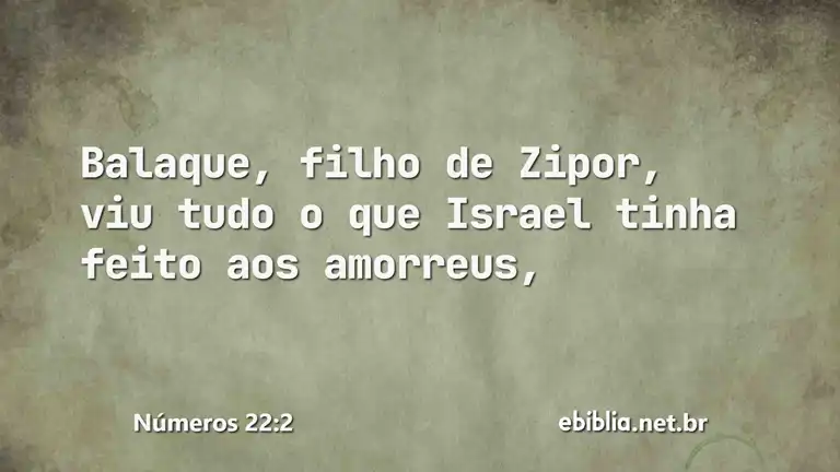 Números 22:2