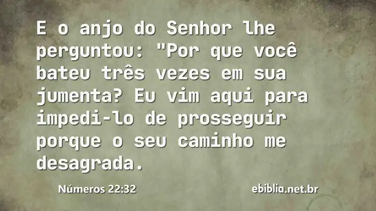 Números 22:32