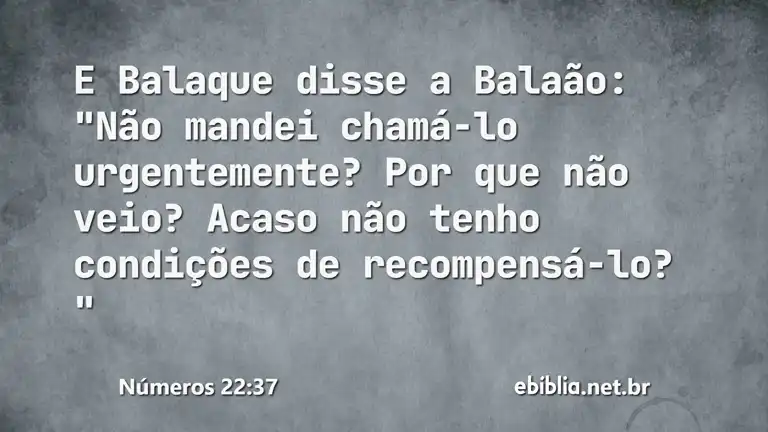 Números 22:37