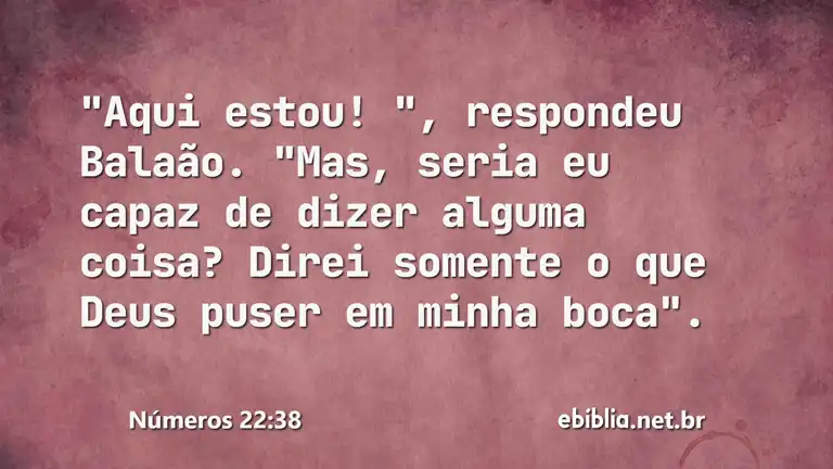 Números 22:38