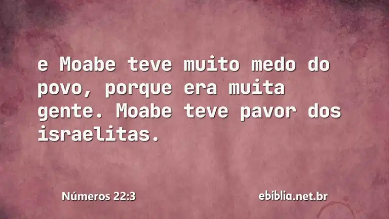 Números 22:3