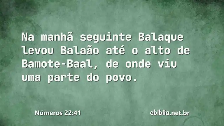 Números 22:41