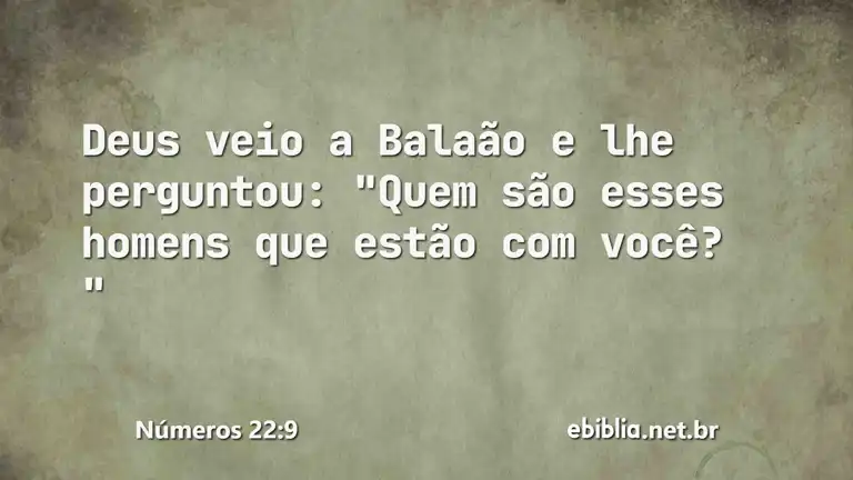 Números 22:9