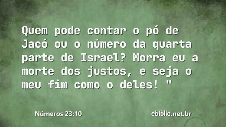 Números 23:10