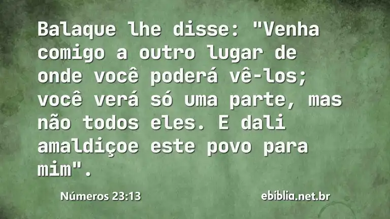 Números 23:13