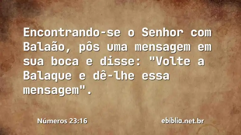 Números 23:16