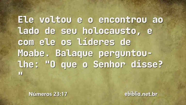 Números 23:17