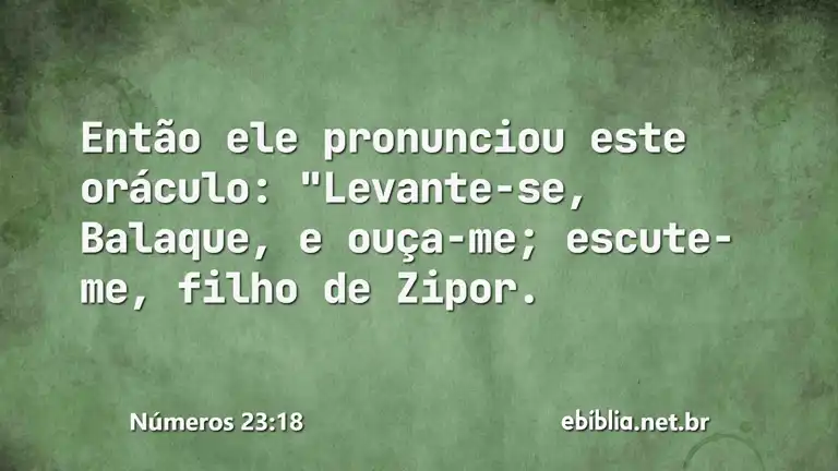 Números 23:18