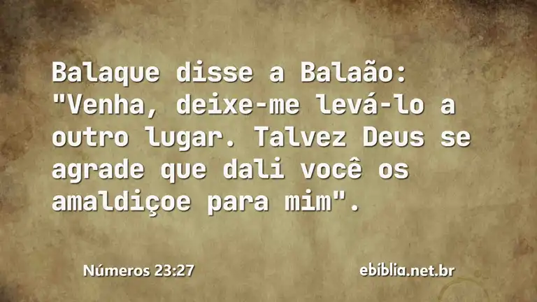 Números 23:27