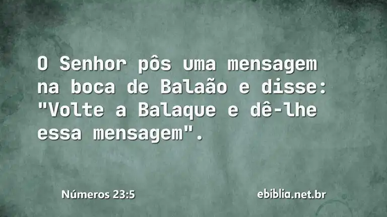 Números 23:5