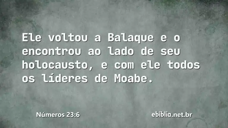 Números 23:6