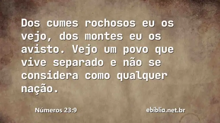 Números 23:9