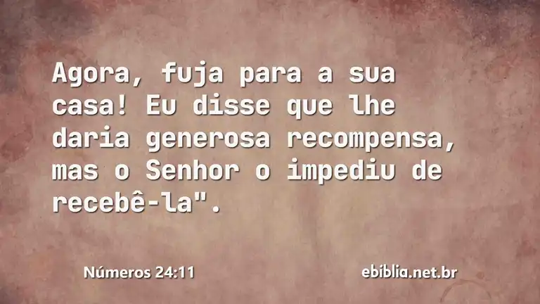 Números 24:11