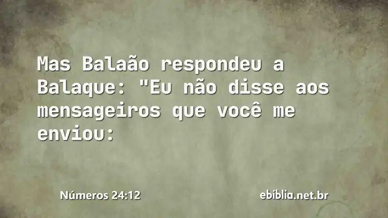 Números 24:12